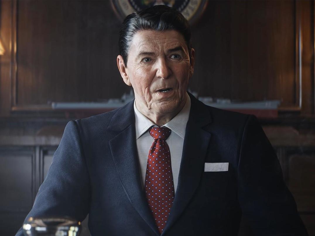 Ronald Reagan is depicted in the trailer for ‘Call of Duty: Black Ops Cold War’