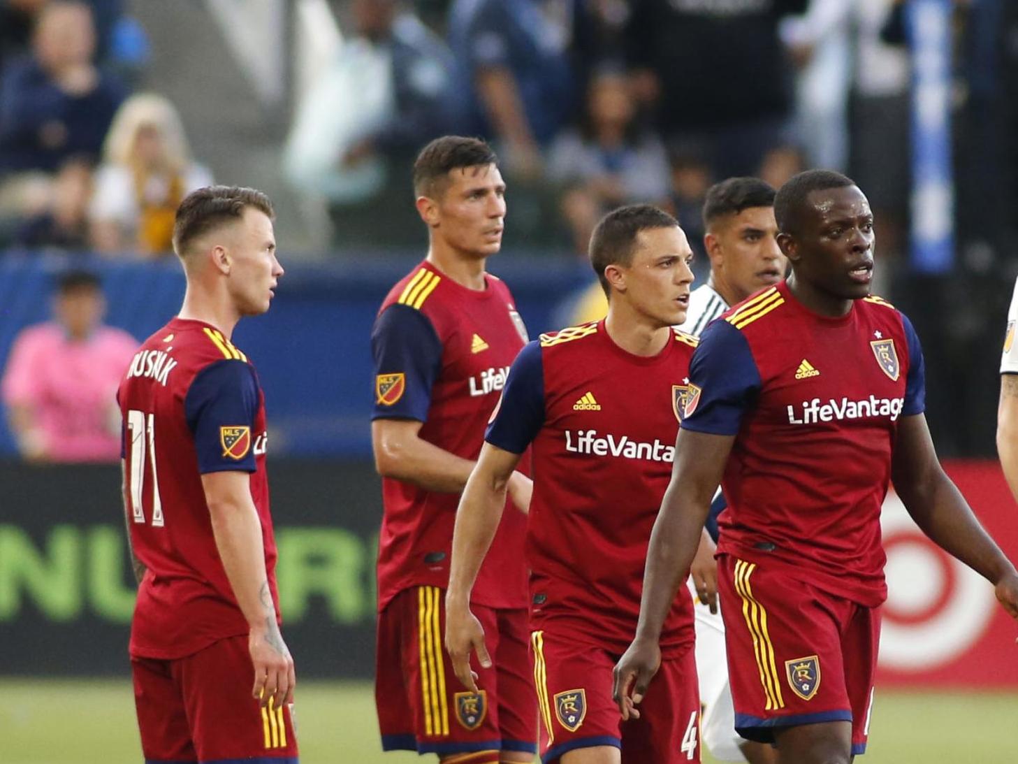 Nedum Onuoha with his Real Salt Lake team-mates