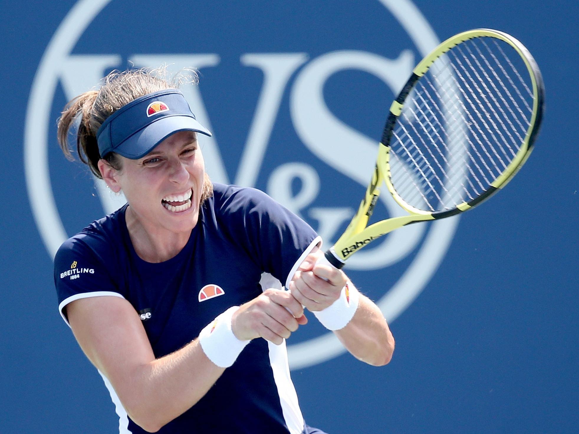 British No1 Johanna Konta came up short on Friday