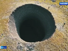 Huge explosion leaves crater 165ft deep in Arctic tundra following record hot summer