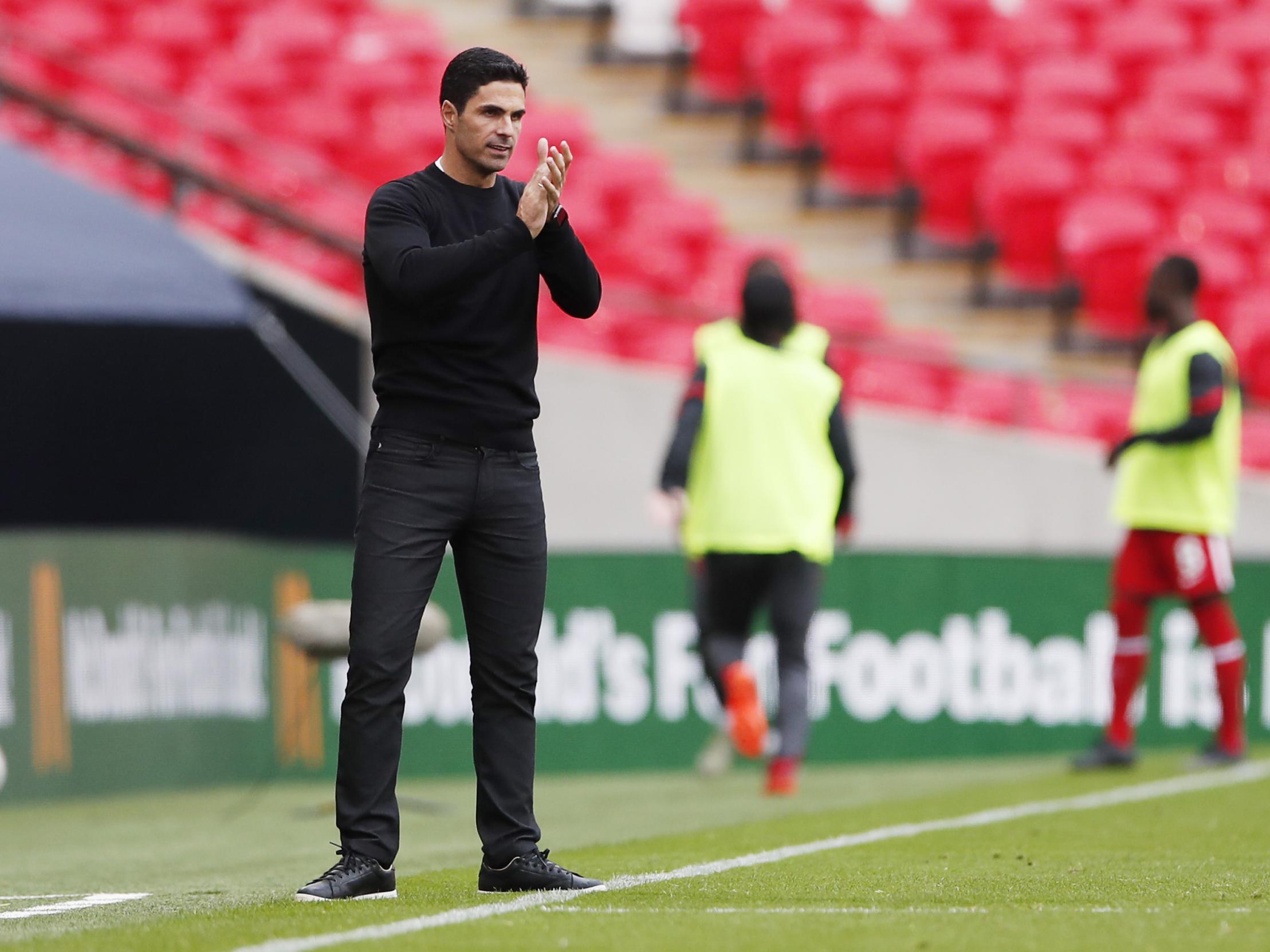 Arsenal coach Mikel Arteta