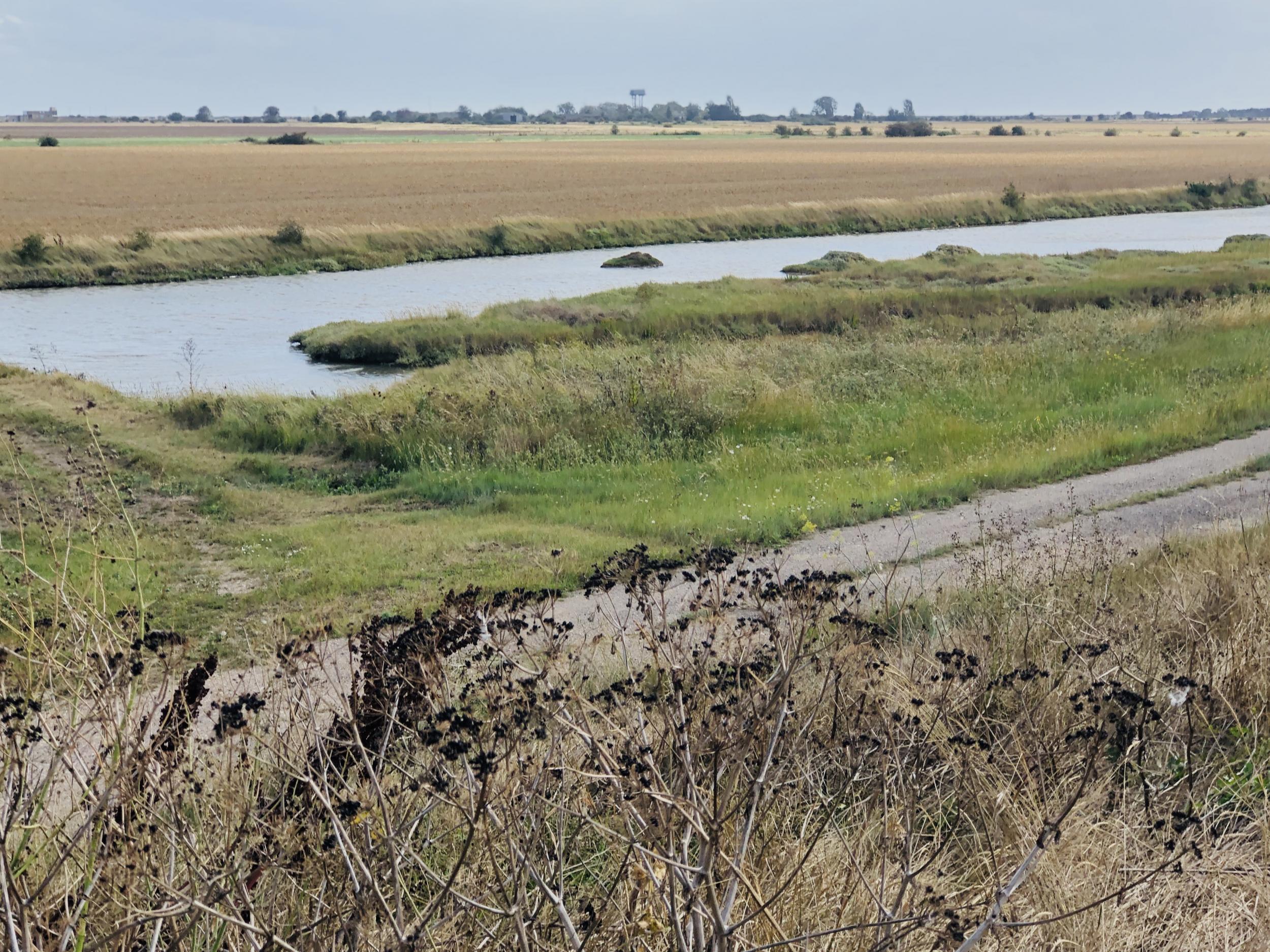 The isle is a wedge of low-lying farmland, with military ranges