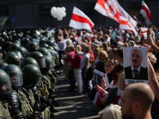 Belarus protests: Tens of thousands defy Lukashenko regime’s warning to march in Minsk