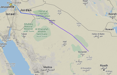 Historic first flight from Israel to UAE flies directly over Saudi