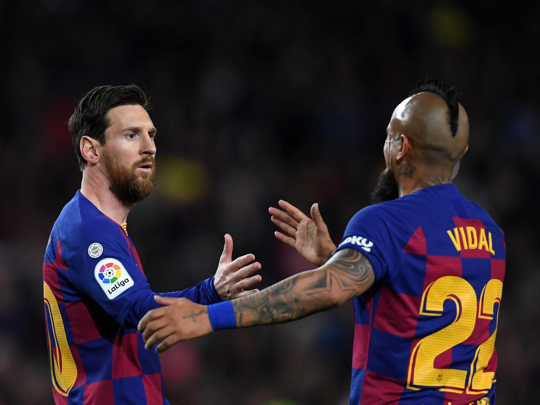 Lionel Messi and Arturo Vidal might not be Barcelona team-mates for much longer