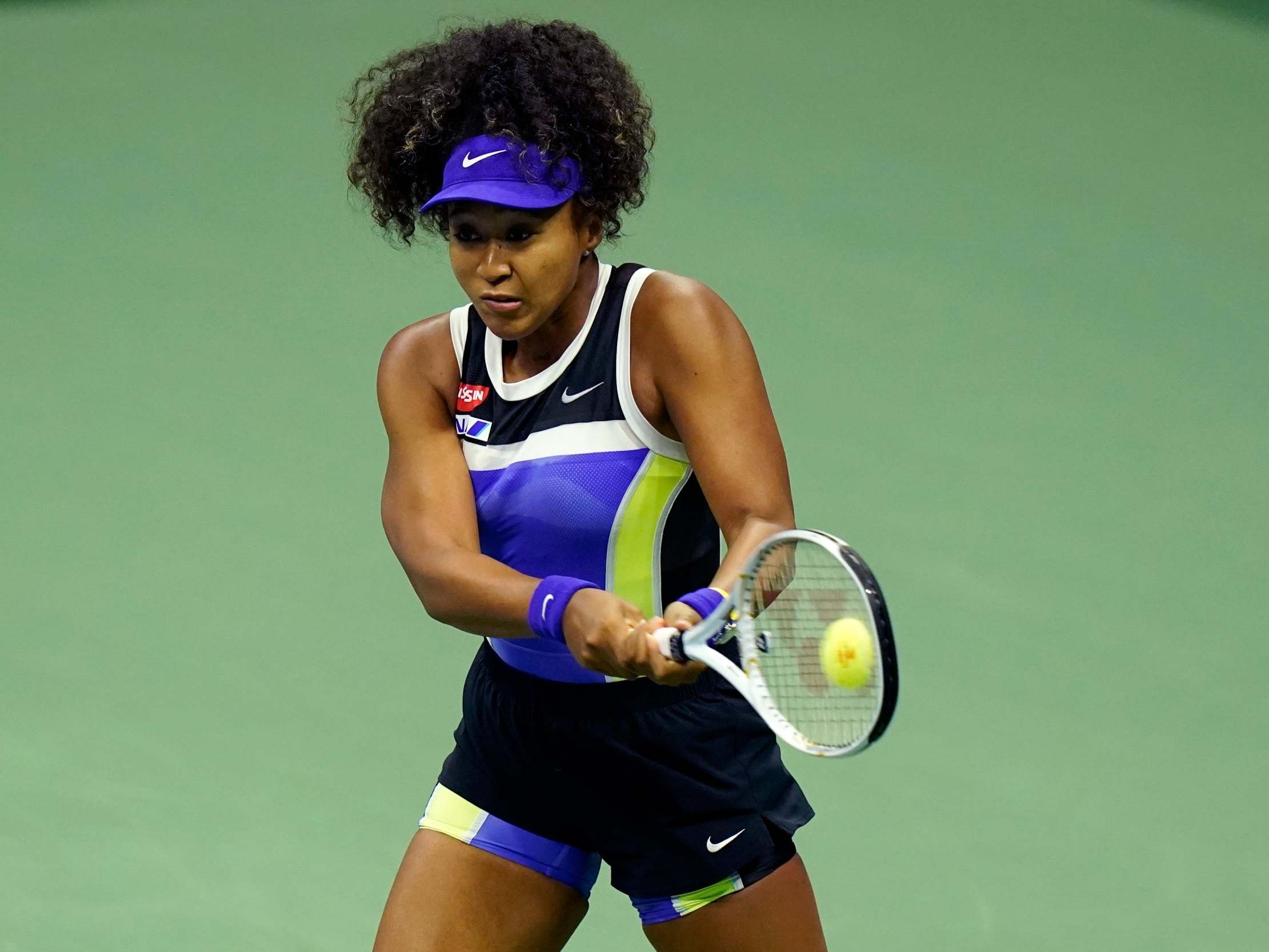 Naomi Osaka was forced to fight for her first-round victory over Misaki Doi