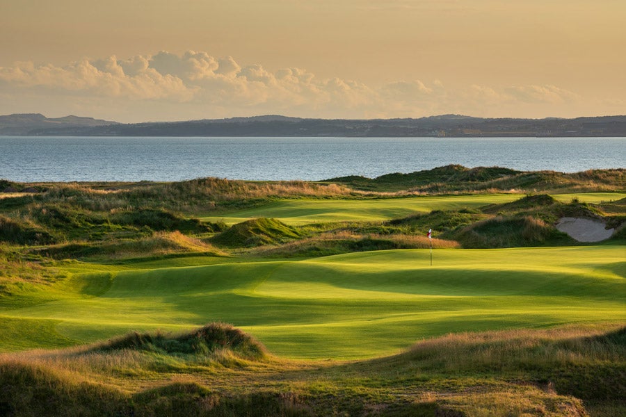 The Clive Clark-designed course boasts shoreline views