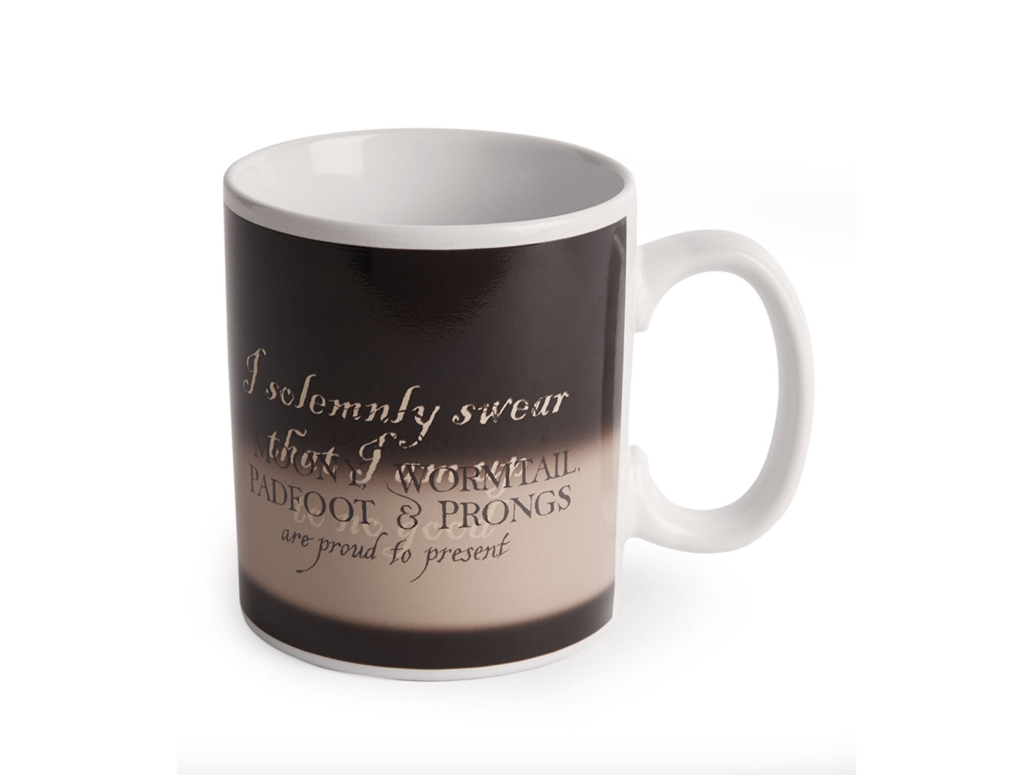 Embrace the magic of the marauder's map with this colour-changing mug