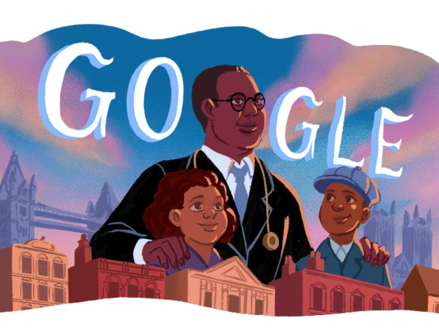 Google has celebrated UK civil rights hero Dr Harold Moody