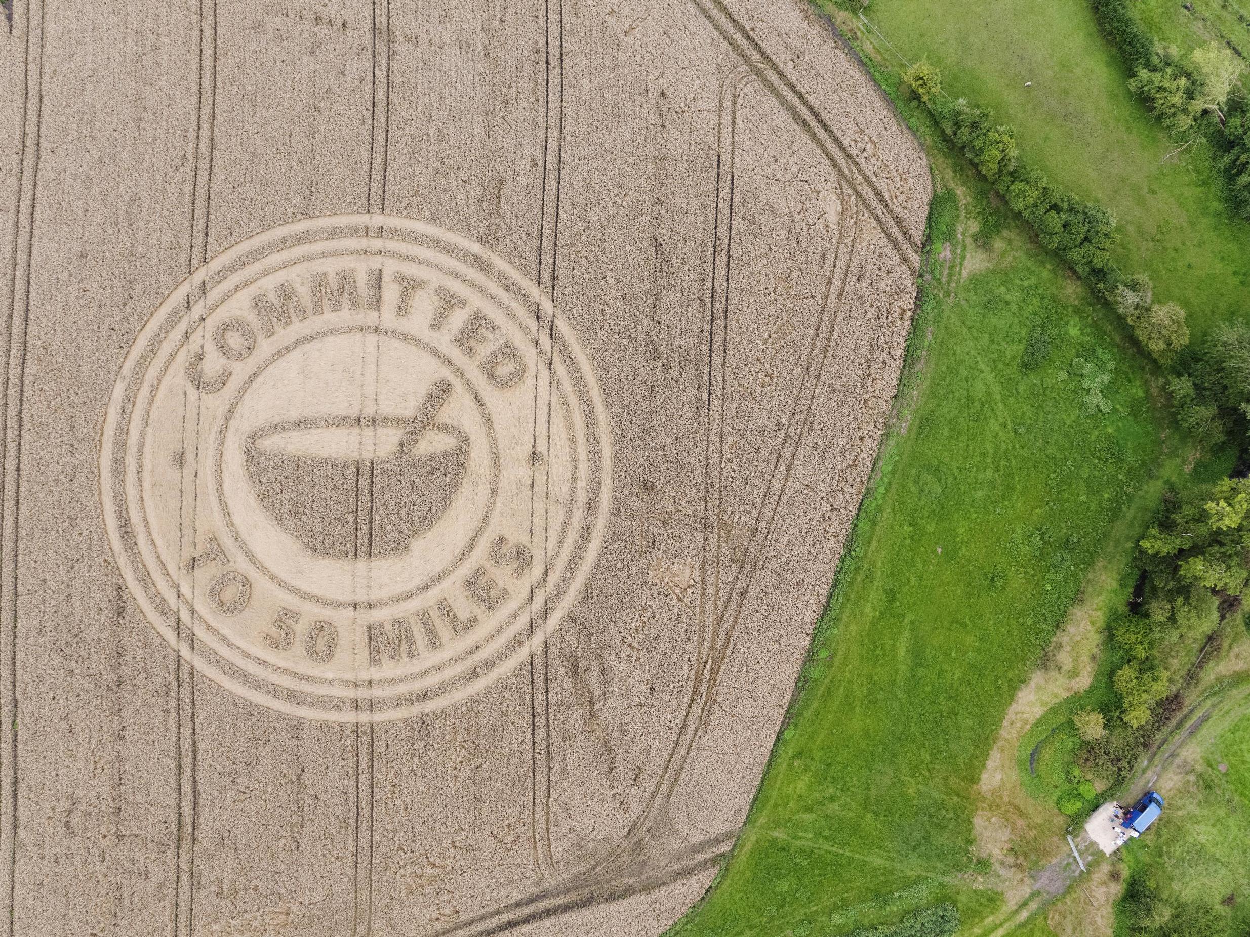 The proclamation highlights Weetabix's commitment to only using wheat produced within 50 miles of its factory