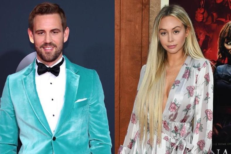 Nick Viall says Corinne Olympios topless moment was 'really uncomfortable' (Getty)