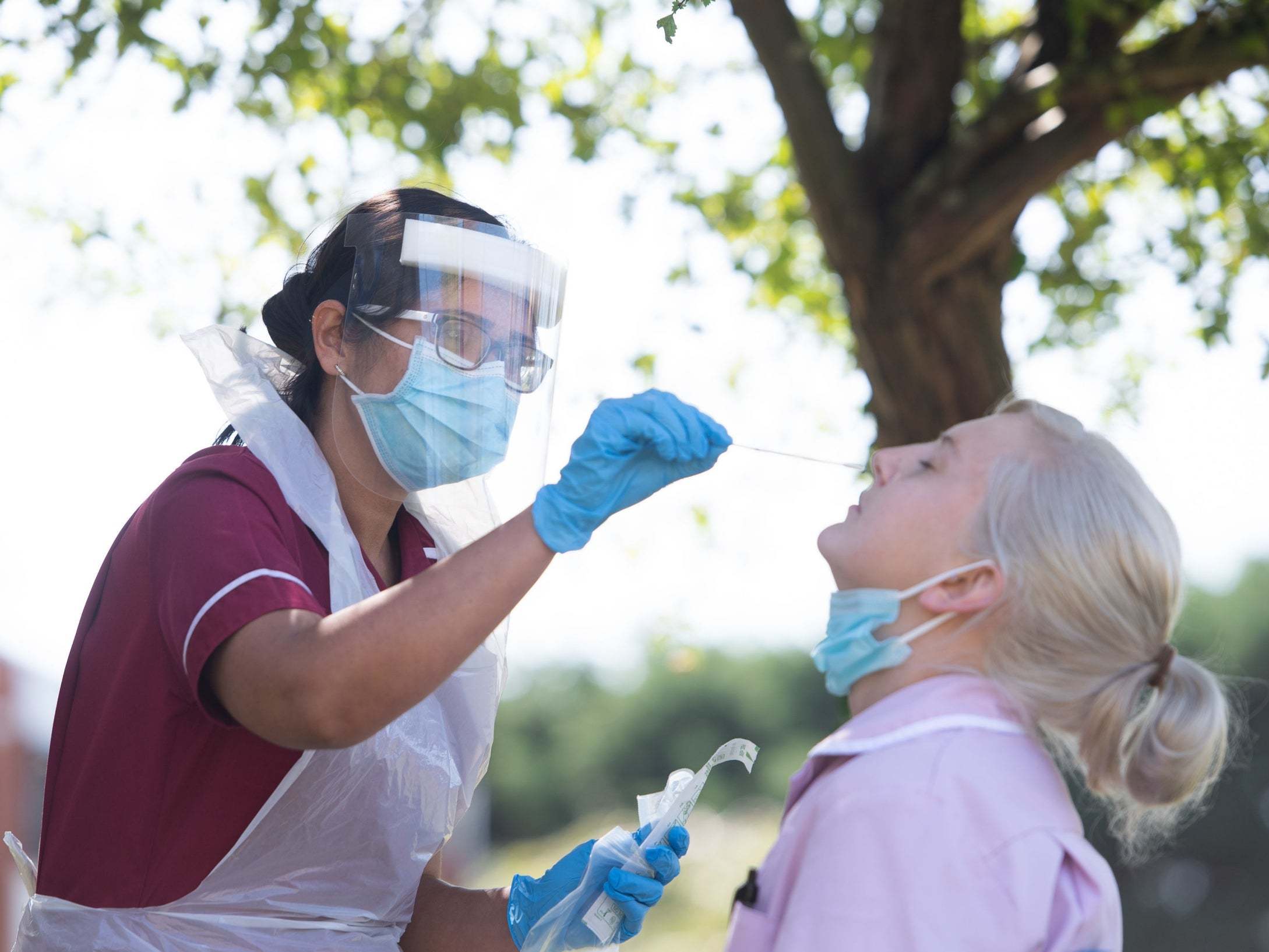 File: Major European economies including France, Germany and the UK are seeing record spikes in coronavirus cases