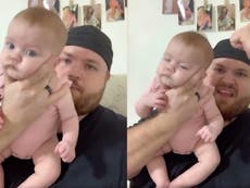 Dad's simple hack to help crying baby fall asleep goes viral