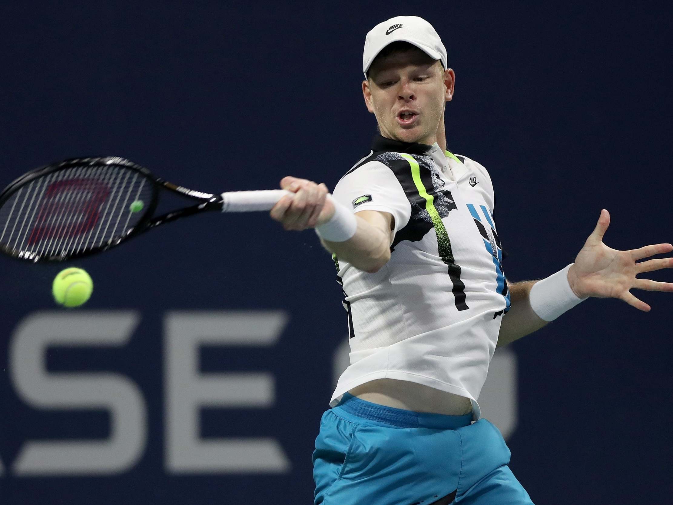 Kyle Edmund fought valiantly before going down in four sets
