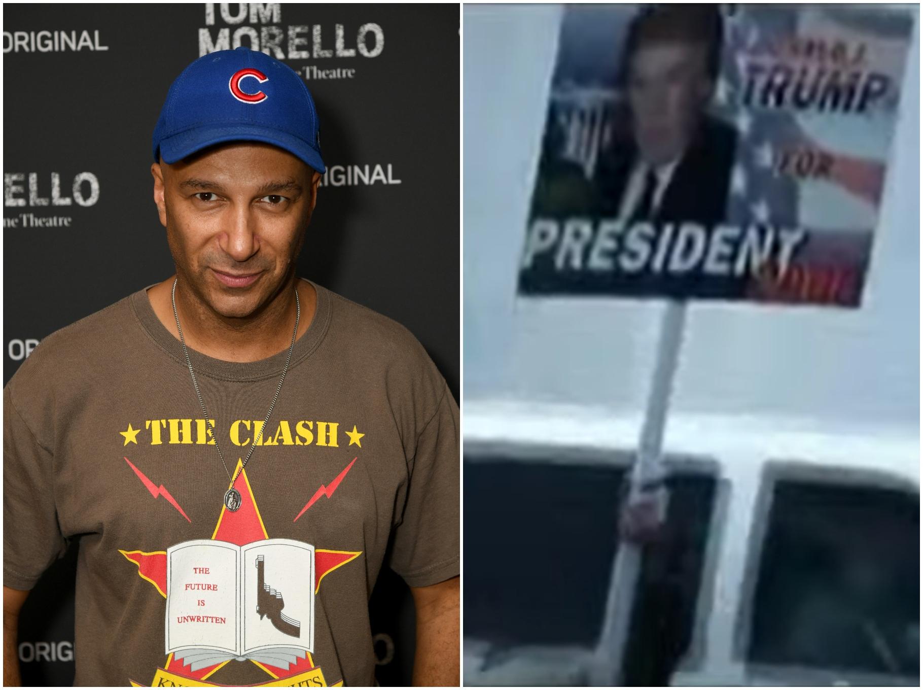 Rage Against the Machine’s Tom Morello jokes that band is ‘karmically entirely responsible’ for Trump’s presidency