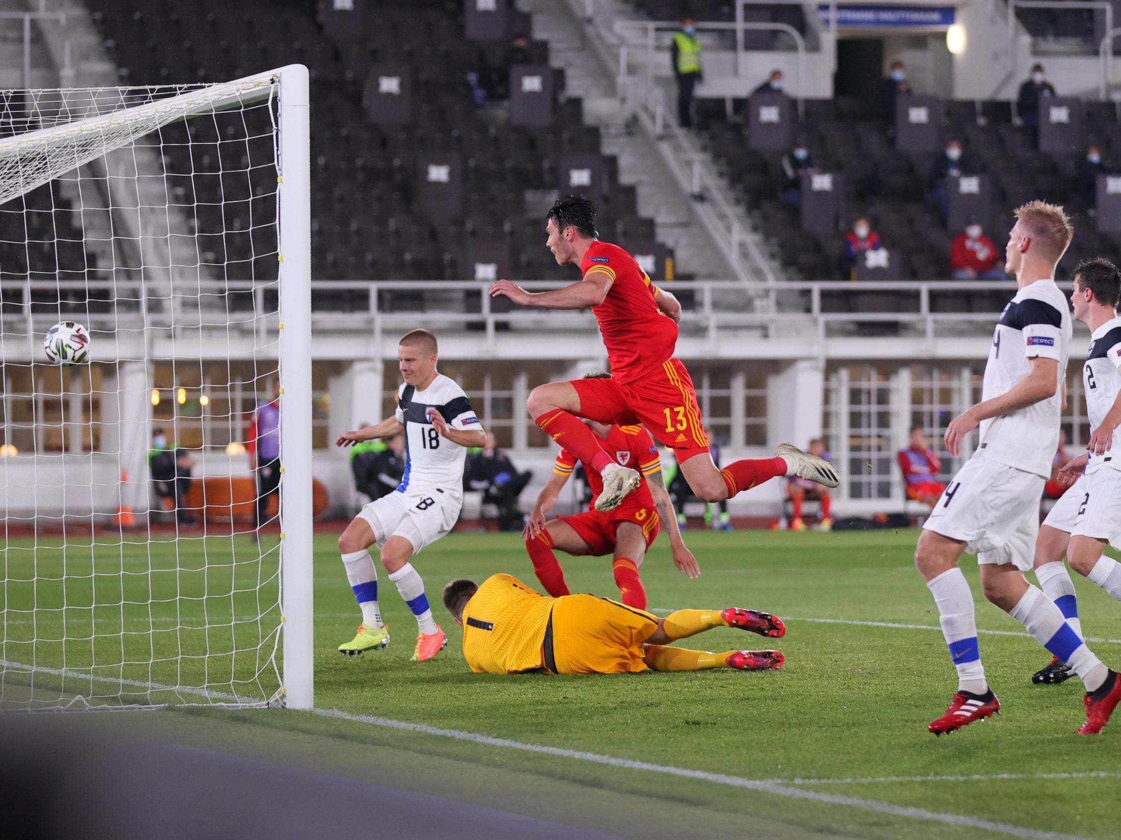 Kieffer Moore scored the winner for Wales against Finland