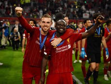 Liverpool players dominate PFA Player of the Year shortlist as Sadio Mane and Jordan Henderson nominated