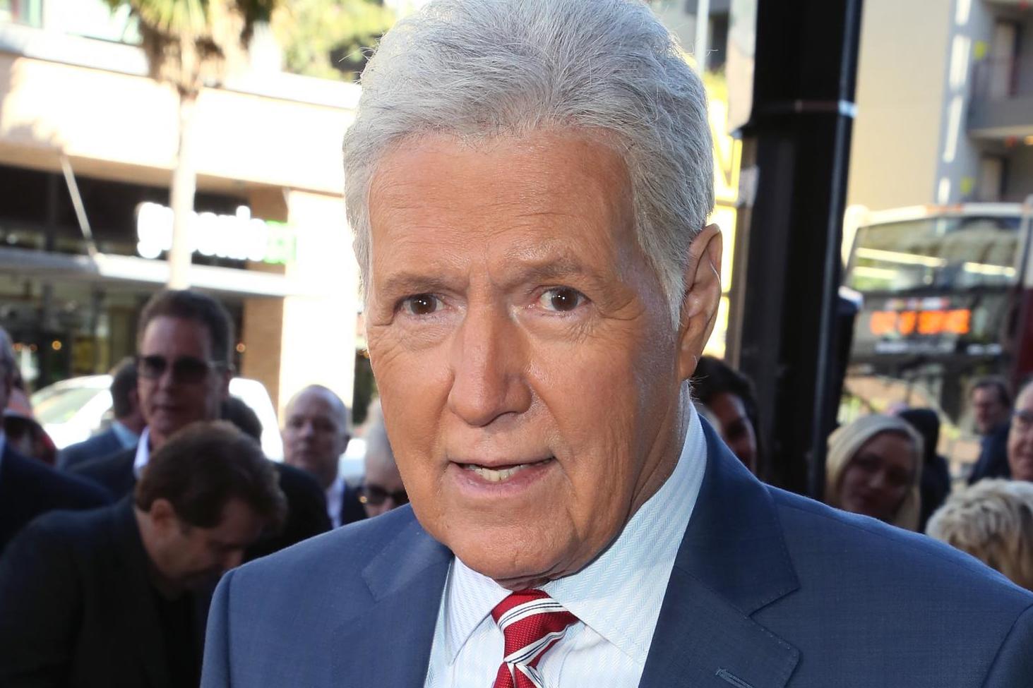 Alex Trebek attends a ceremony on the Hollywood Walk of Fame on 1 November 2019 in Hollywood, California