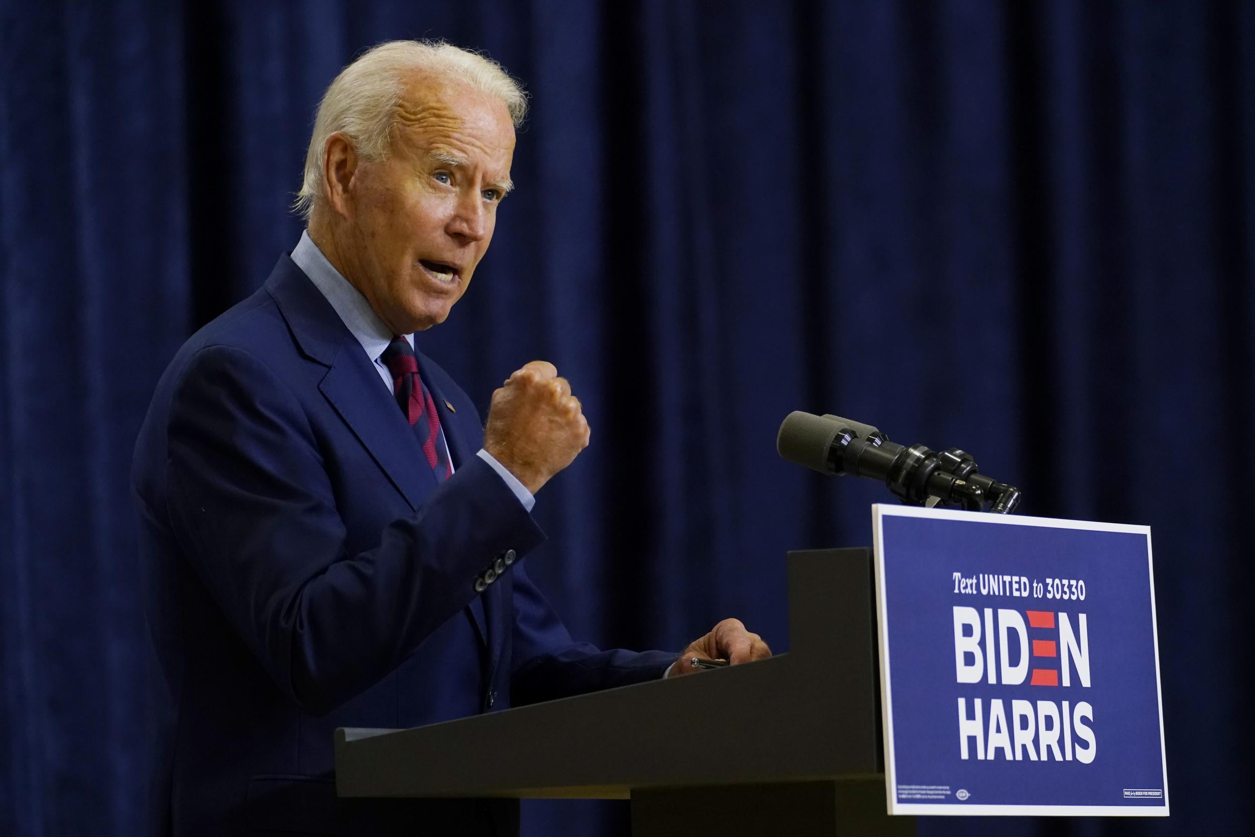 Biden blasts 'deplorable' Trump comments reportedly mocking military veterans: 'He's not fit to be the commander in chief'