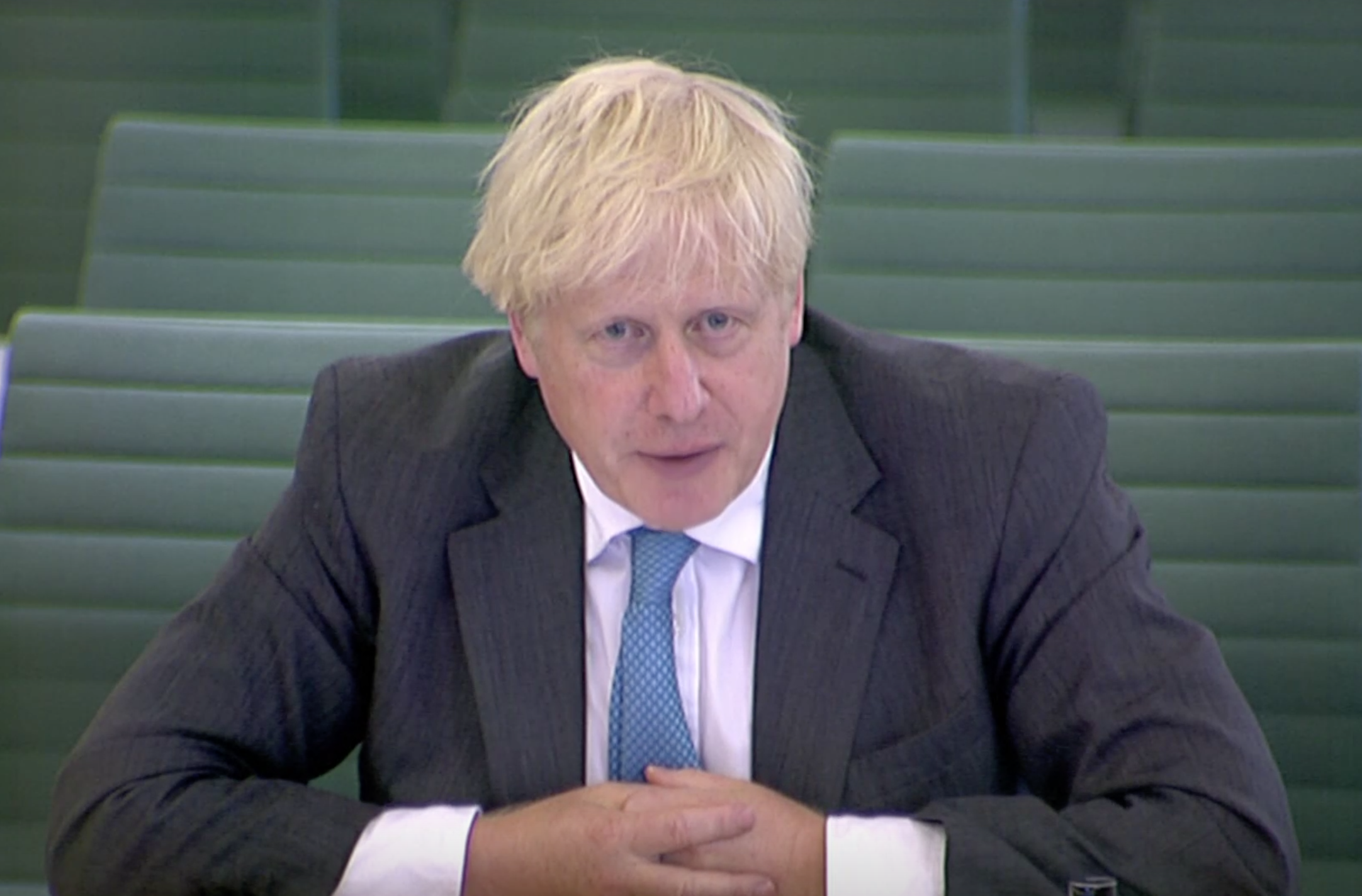 Mr Johnson swore ‘hand on heart, I did not lie to the House’ when grilled by the privileges committee