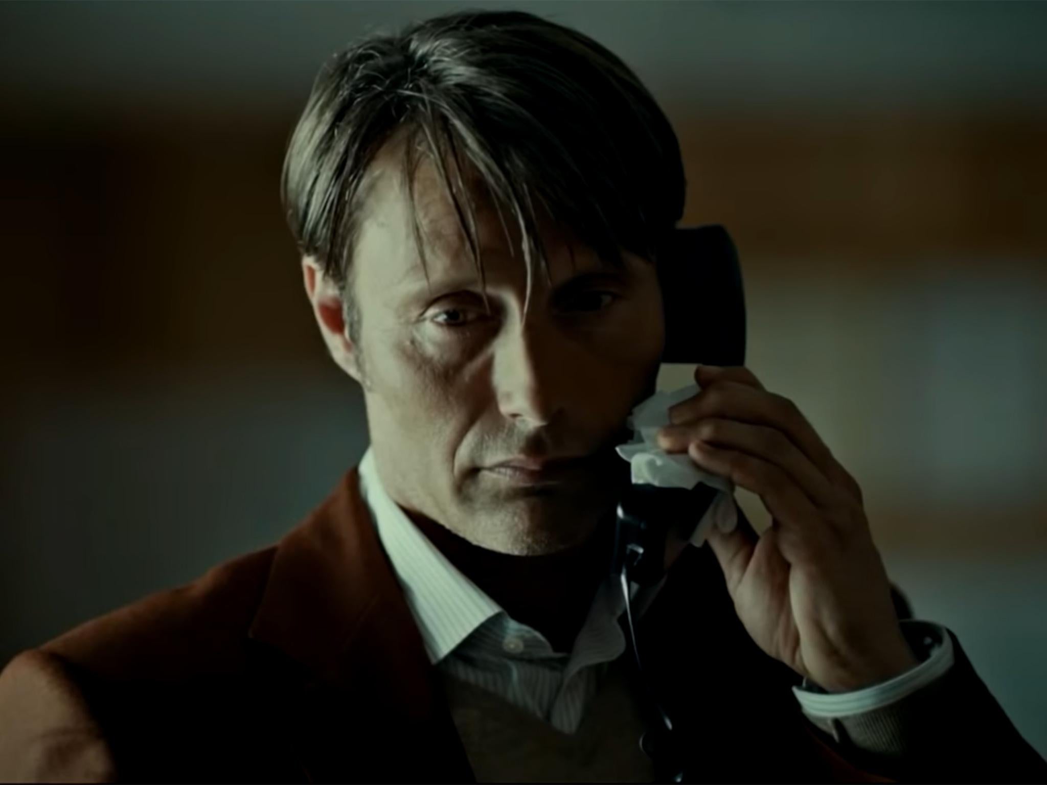 Mads Mikkelsen as Hannibal Lecter in the NBC show, which details the murderer’s early career
