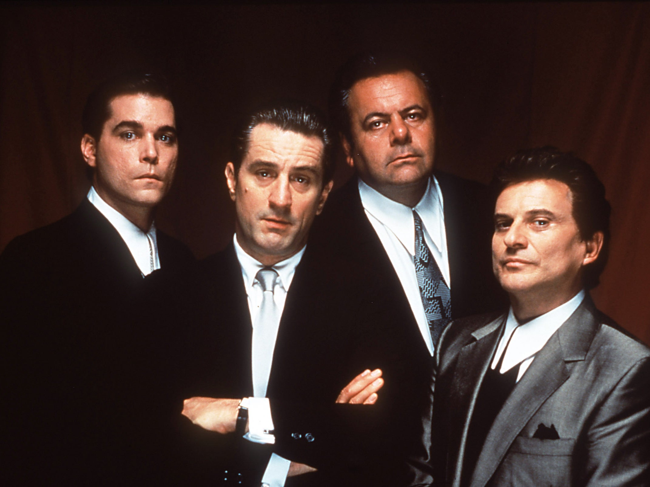 Ray Liotta, Robert De Niro, Paul Sorvino and Joe Pesci star in ‘Goodfellas’