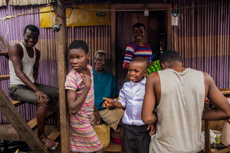 Schoolchildren in Nigeria