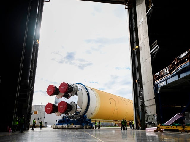 Nasa’s Space Launch System will be used to launch astronauts in Artemis programme