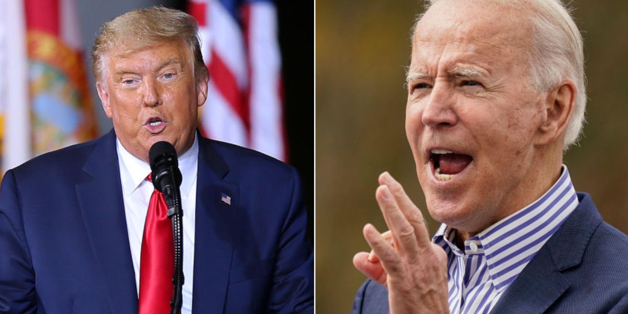 Trump claims Biden is ‘worried’ and back out campaigning ahead of vote