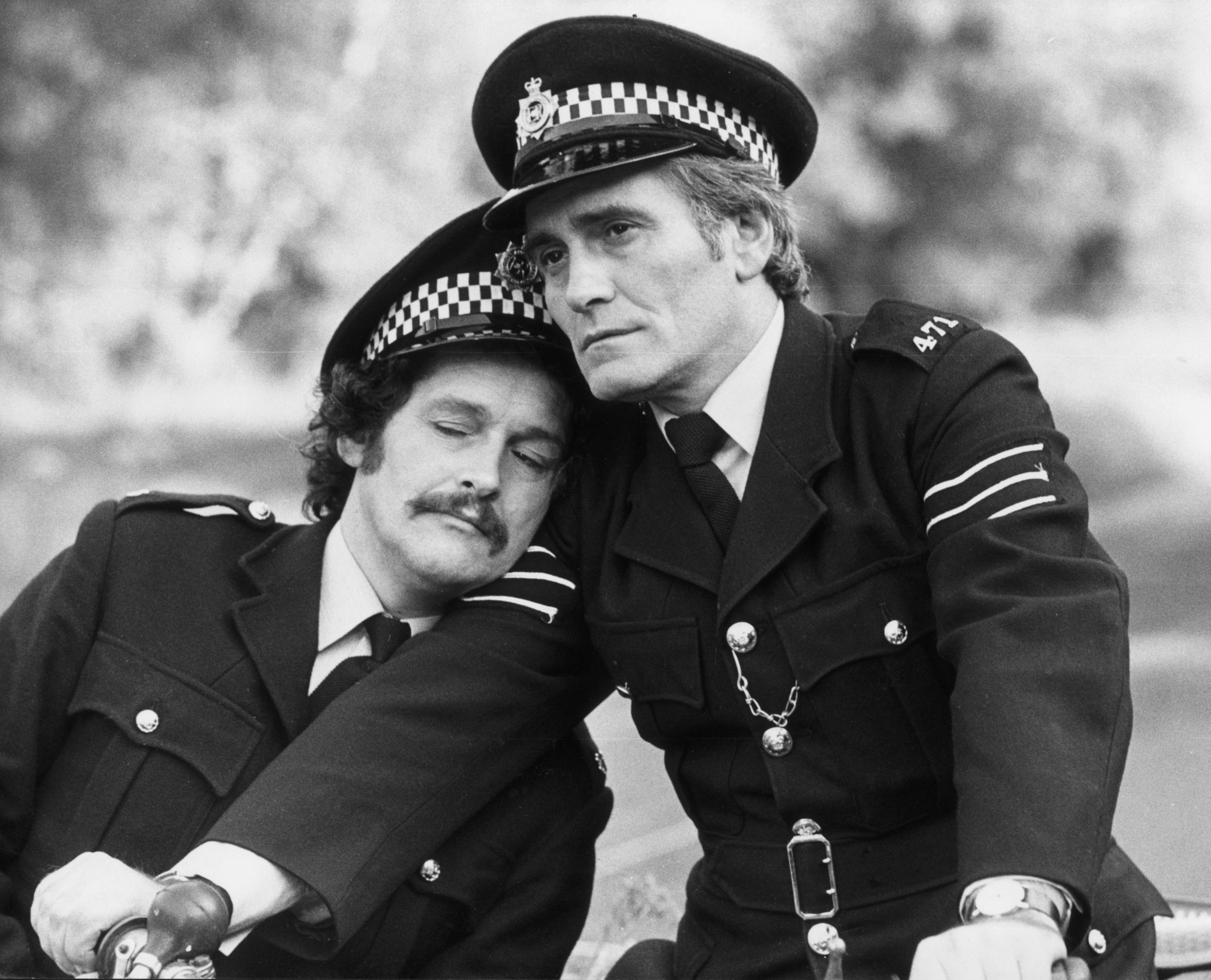 Bobby Ball and Tommy Cannon in ‘The Boys In Blue’ from 1982