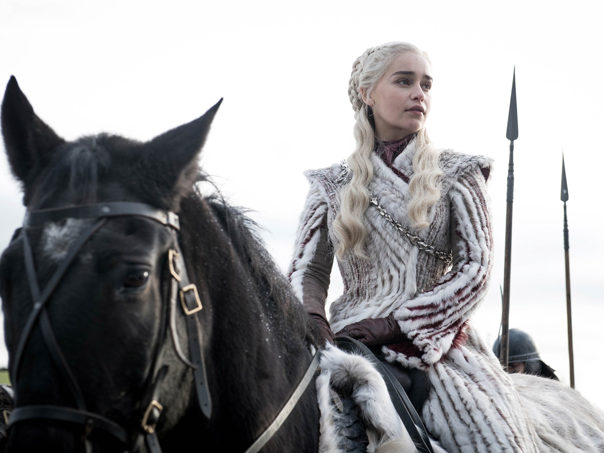 Emilia Clarke as Daenerys Targaryen in Game of Thrones