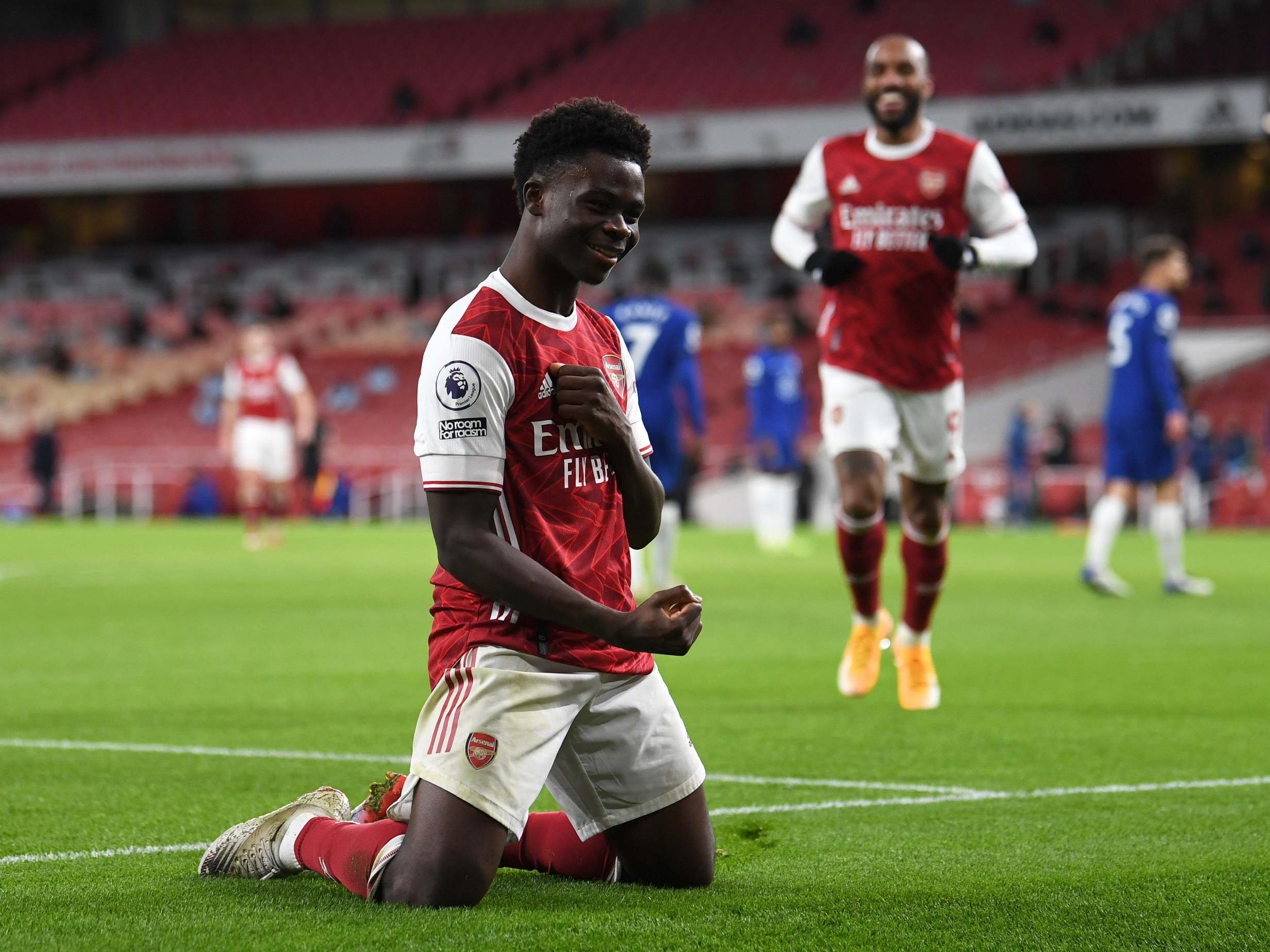 Bukayo Saka is a wanted man