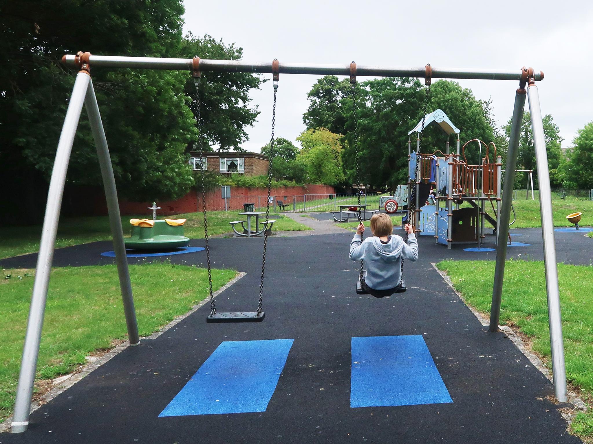 Outside of the home, public playgrounds are the most common places for children to play