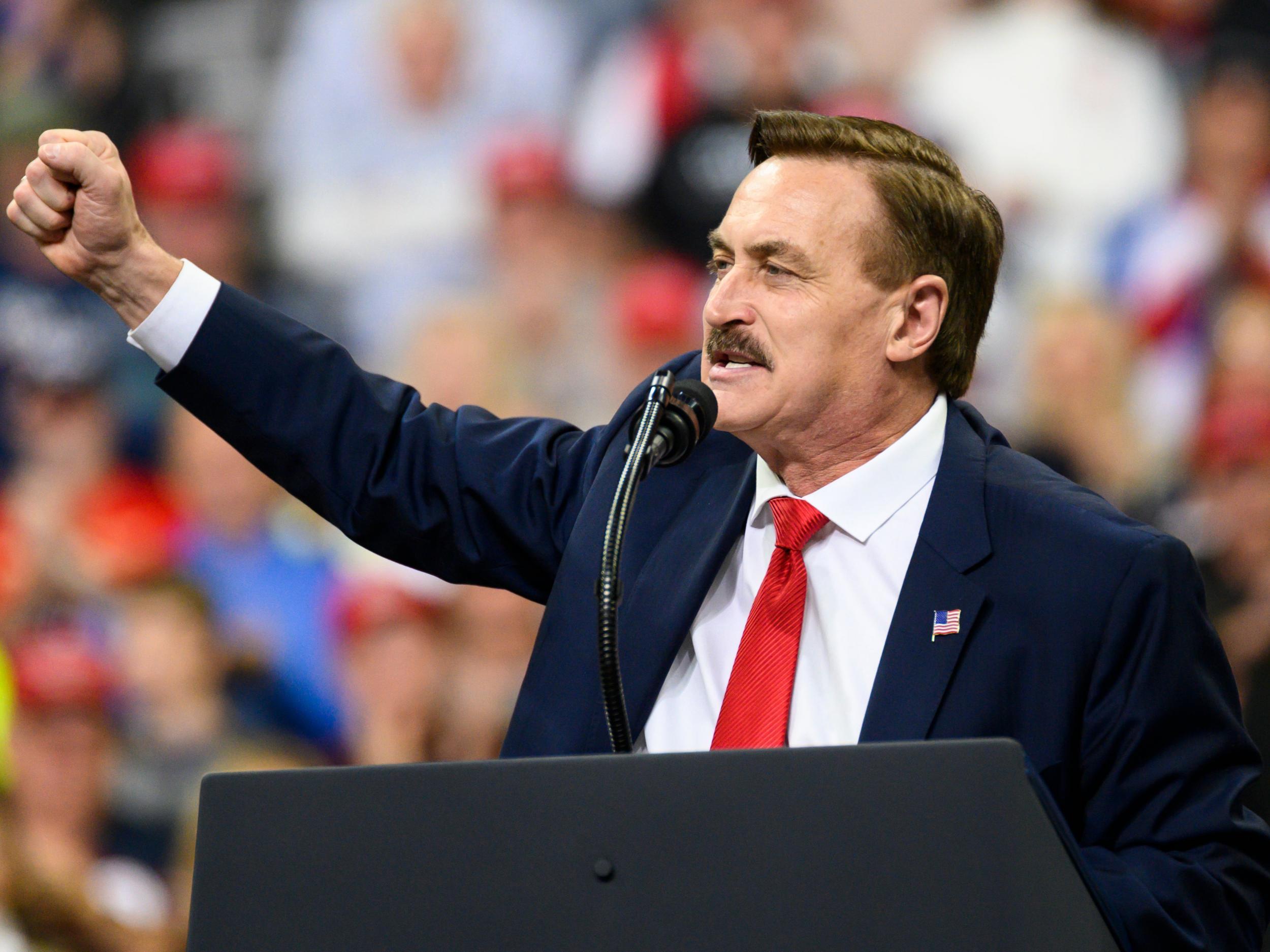 MyPillow’s Mike Lindell says he’s spent $25m and will pay ‘whatever it takes’ to push 2020 lies