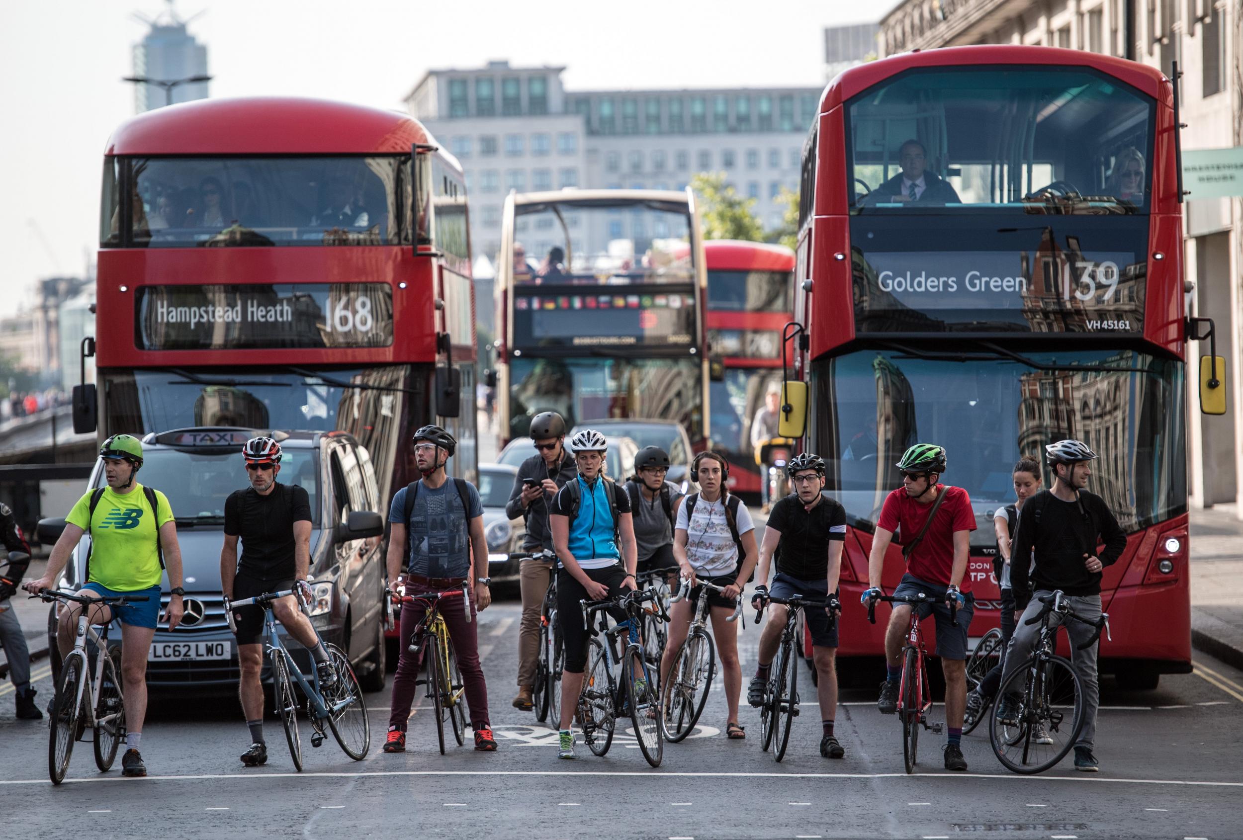 Cyclists will be advised to cycle in the middle of roads when approaching junctions to be more visible to motorists