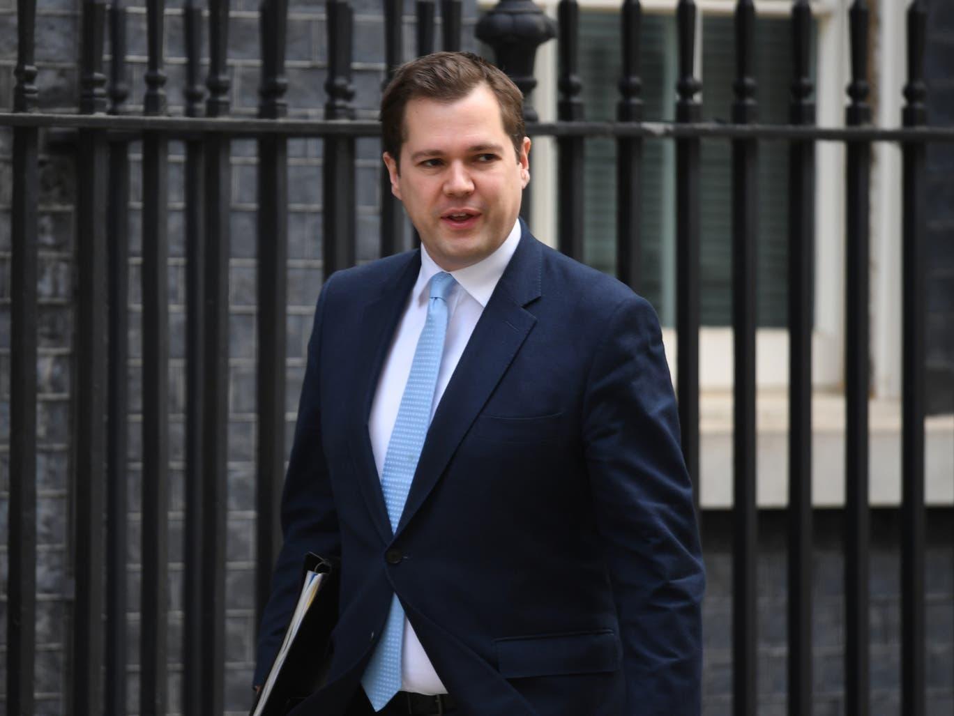 Communities secretary Robert Jenrick at Downing Street