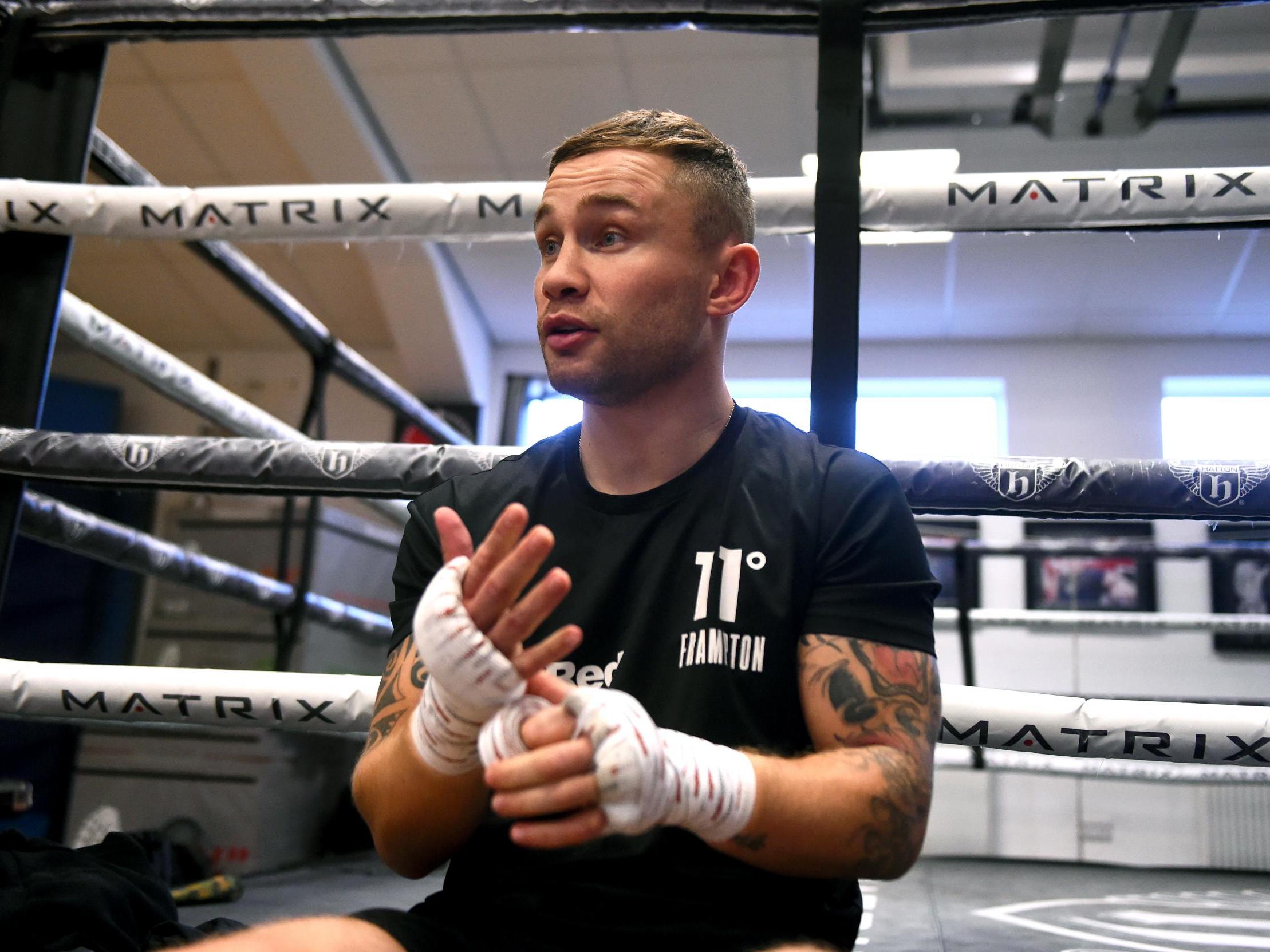 Carl Frampton won world titles in two weight classes during his professional career