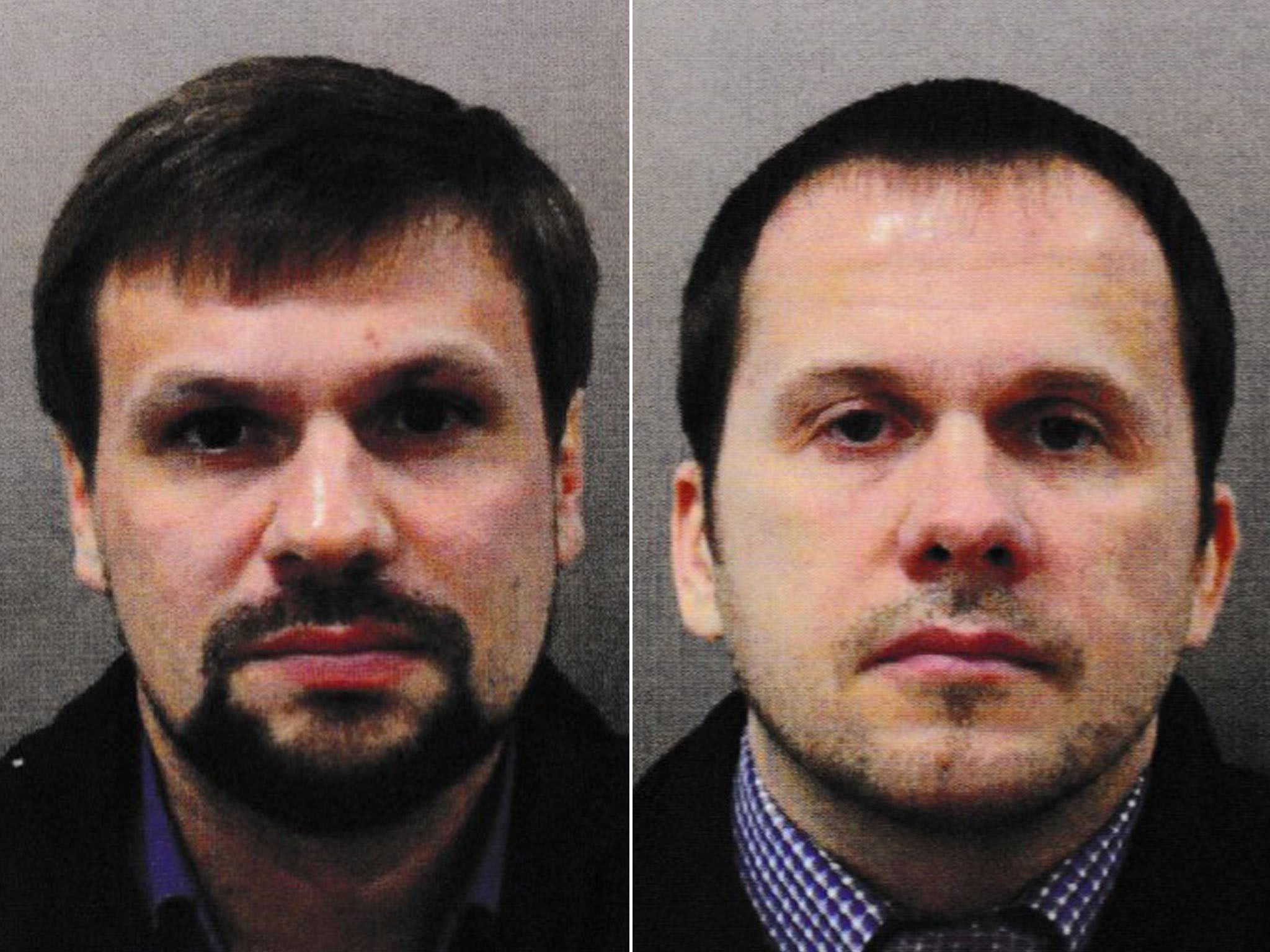 Suspected Russian military agents ‘Ruslan Boshirov’ and ‘Alexander Petrov’