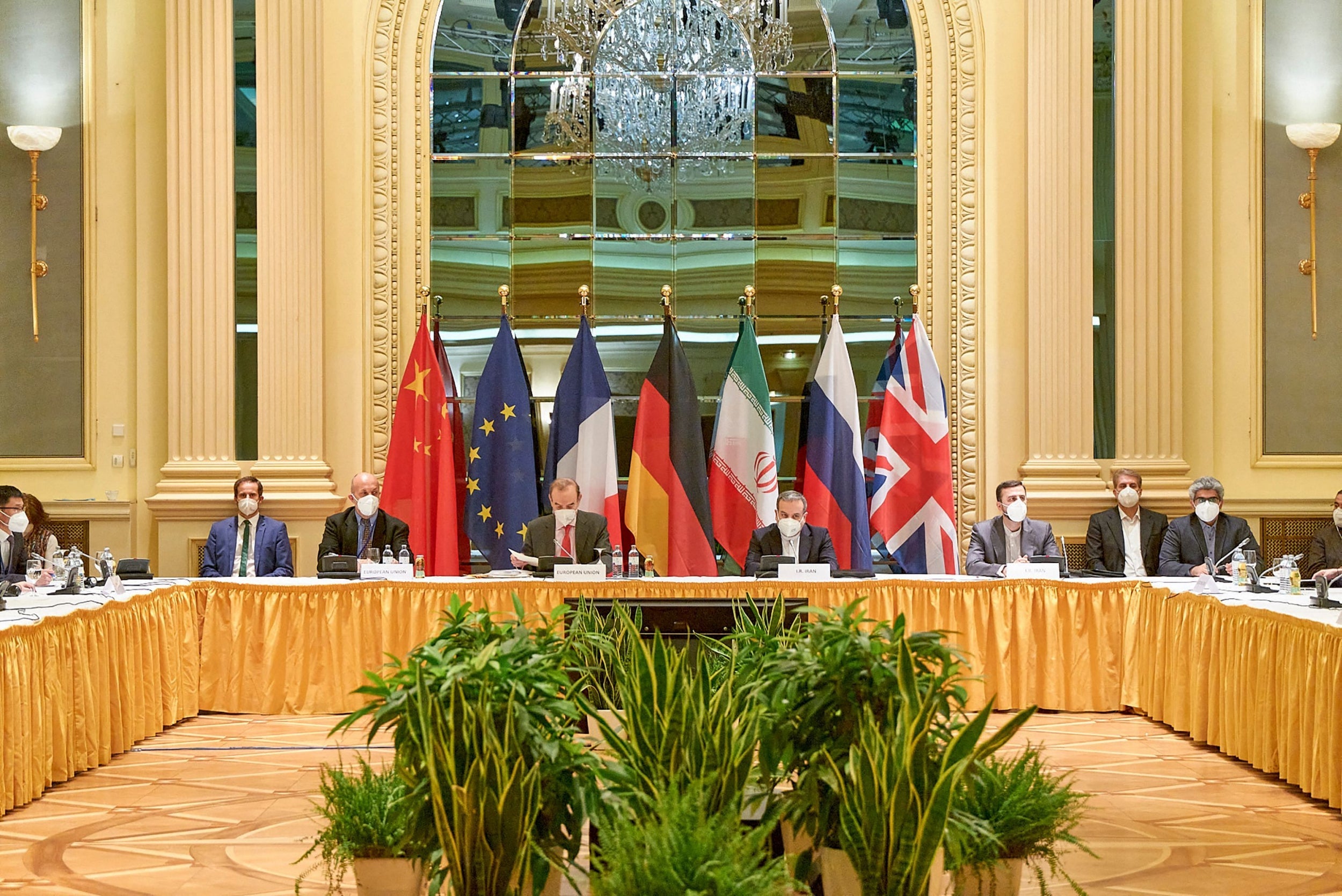 Delegates attend a meeting at the Grand Hotel of Vienna. Diplomats in Vienna have recently complained of experiencing ‘Havana Syndrome’