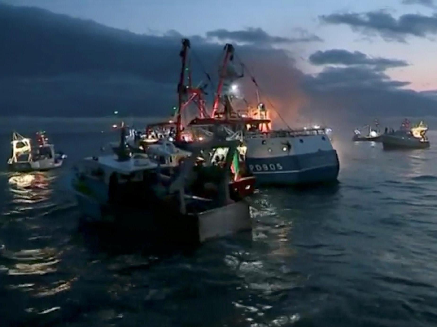 French and British fishing boats have clashed in recent years