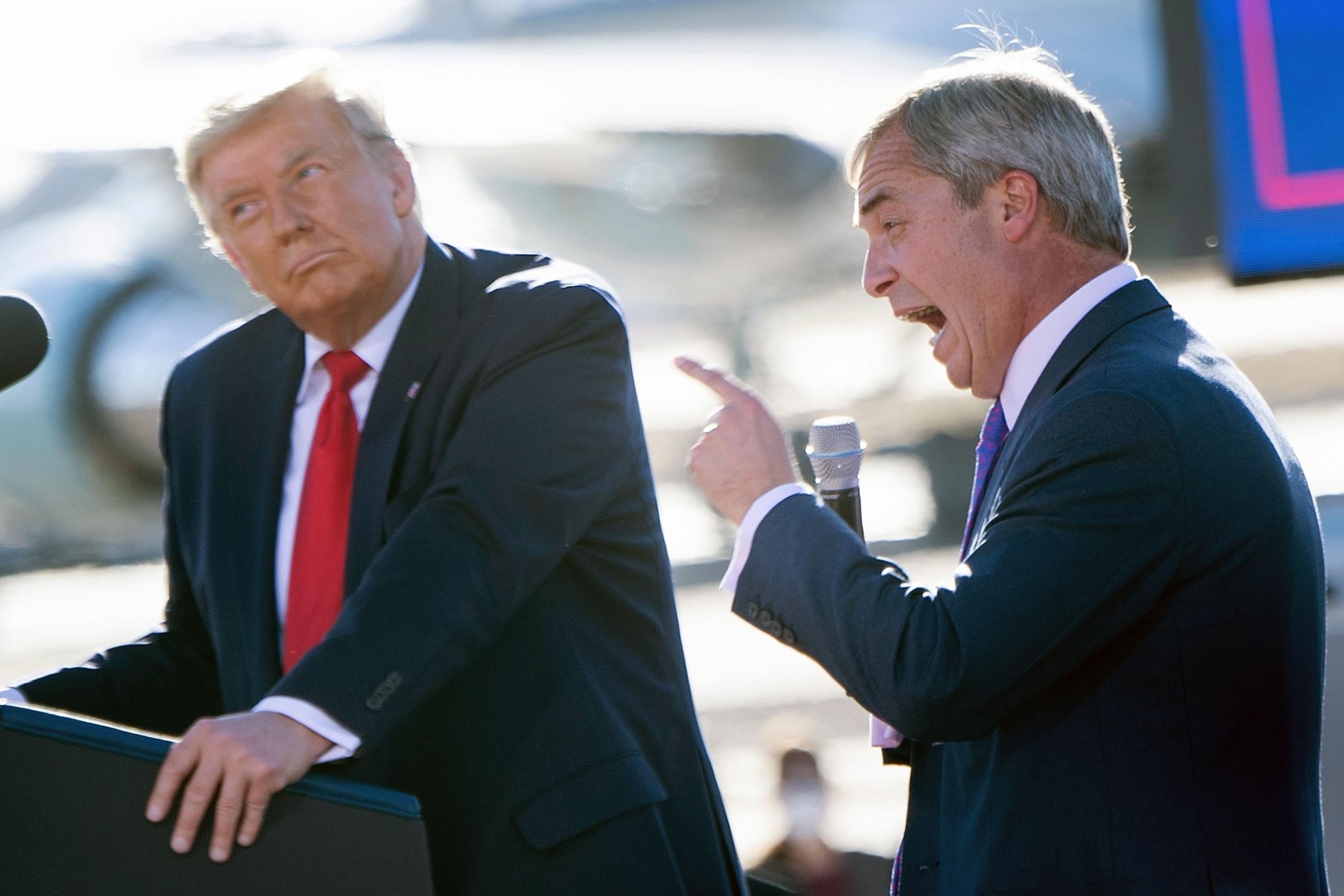 Don’t ever change Nigel - Donald Trump likes Farage just the way he is